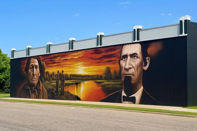 Historical Column Murals