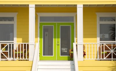 Exterior Painting of Front Porch